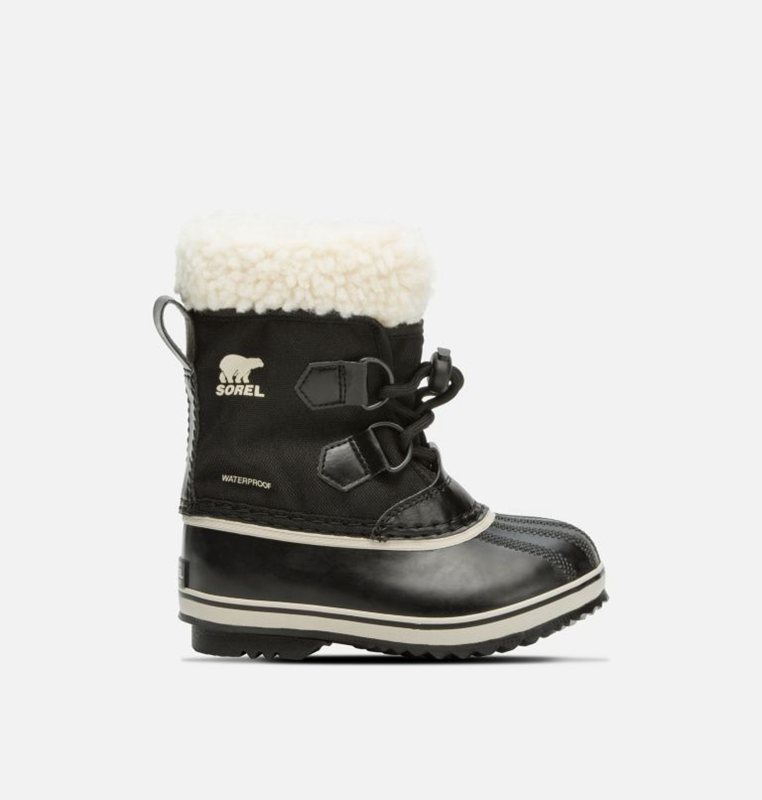 Kids Snow Boots Black - Sorel Childrens Yoot Pac™ Nylon - 168742-MEK